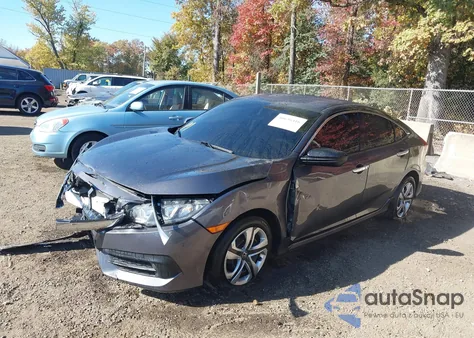 2017 Honda Civic Lx из США, поврежденный, VIN 19XFC2F53HE204794